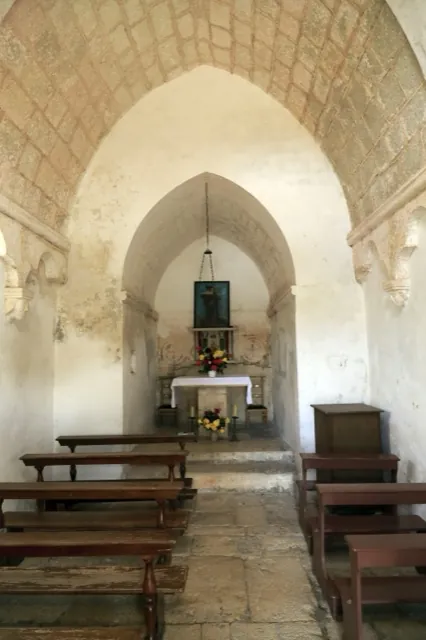 Unutrašnjost crkve sv. Margarite u Nerežišćima